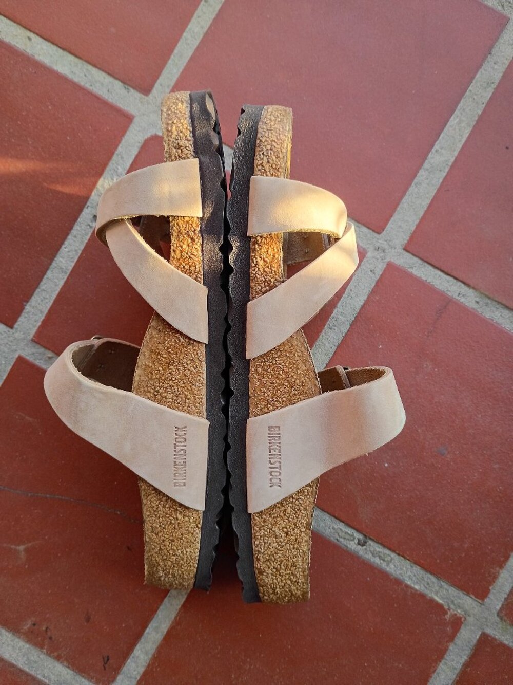 Tan Birkenstock sandals - Picture 2 of 6